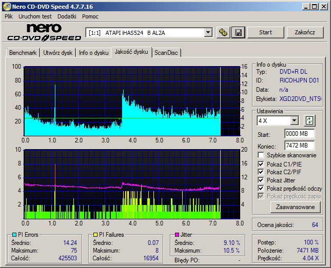 Omega DVD+R DL 8,5 GB x8 Printable MID: RICOHJPN-D01-67-atapi___ihas524___b_al2a_17-july-2016_11_41.png