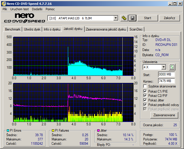 Omega Freestyle DVD+R DL 8,5 GB x8 MID: RICOHJPN-D01-67-atapi___ihas120___6_7l0m_18-july-2016_17_34.png