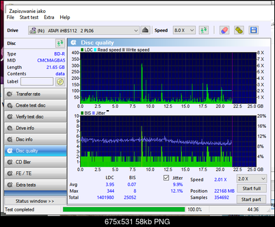 Omega Freestyle BD-R 25GB 6x printable mat CMCMAG-BA5-000-disc_quality_30-sierpnia-2016.png