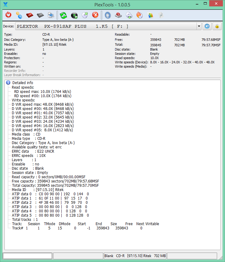 PlexDisc CD-R Printable Liquid Defense Plus Ritek 97m15s17f-2016-11-23_14-38-22.png