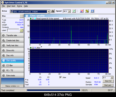 PlexDisc CD-R Printable Liquid Defense Plus Ritek 97m15s17f-06-plexdisc-cdr-ldpi-plextor-px-760a-x8-qty-ihap1229.png