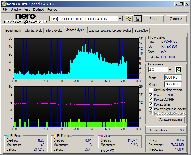 Traxdata DVD+R DL 8,5 GB x8 MID: RITEK-S04-66-plextor_dvdr___px-806sa_1.16_05-february-2017_17_23.png