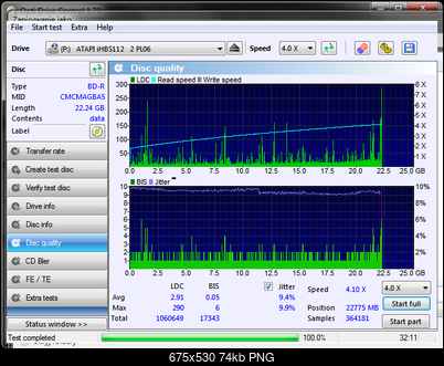 Omega Freestyle BD-R 25GB 6x printable mat CMCMAG-BA5-000-disc_quality_26-lutego-2017.png