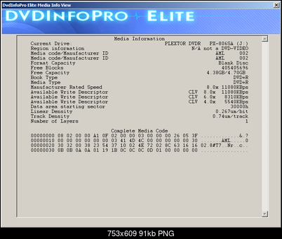Kodak DVD+R 4,7 GB x8 MID: AML-002-00-dvdinfopro-elite-media-info-view.png