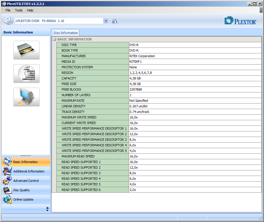Traxdata DVD-R 4,7 GB x16 Pro-Series Glossy Printable MID: RITEKF1 (Made by RiTEK)-01-info-pu.png