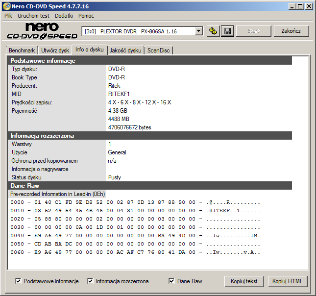 Traxdata DVD-R 4,7 GB x16 Pro-Series Glossy Printable MID: RITEKF1 (Made by RiTEK)-02-info-ncd.png
