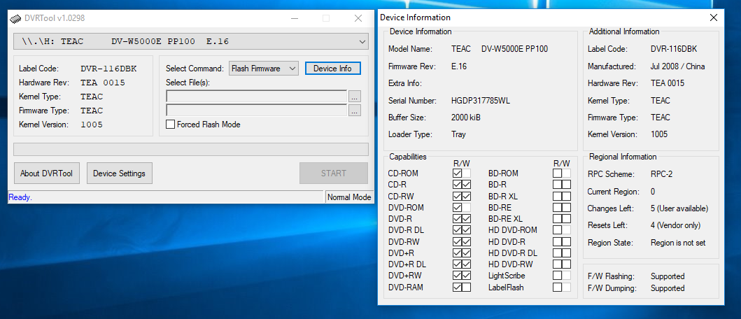 DVRTool v1.0 - firmware flashing utility for Pioneer DVR/BDR drives-przechwytywanie04.png