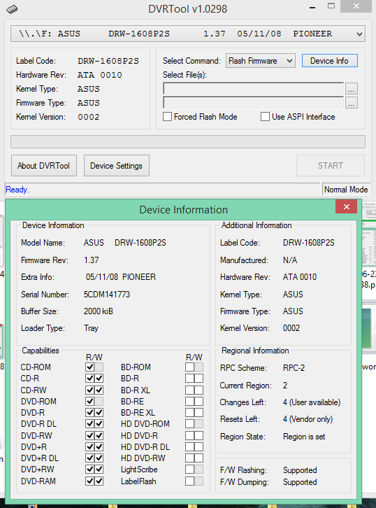 DVRTool v1.0 - firmware flashing utility for Pioneer DVR/BDR drives-2017-06-26_05-44-34.png