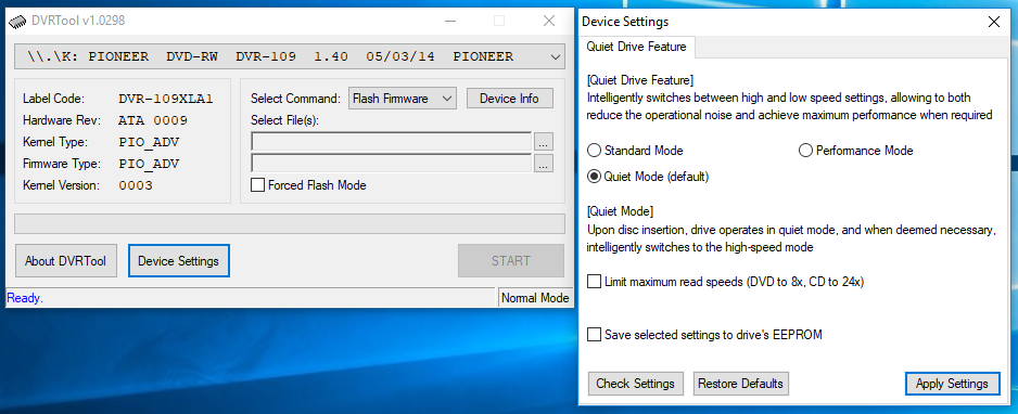 DVRTool v1.0 - firmware flashing utility for Pioneer DVR/BDR drives-przechwytywanie02.png