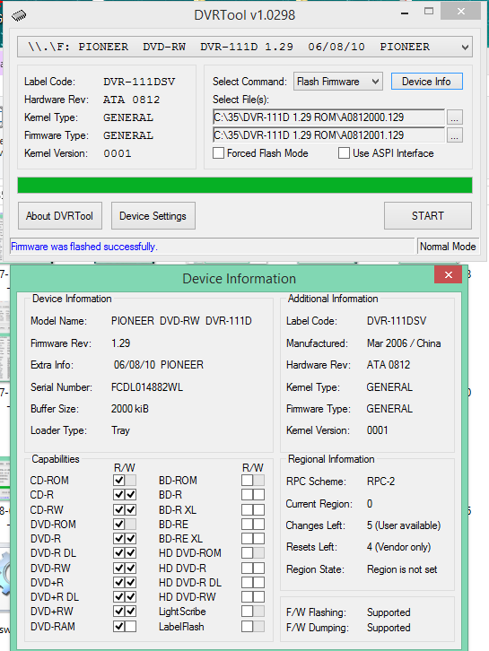 DVRTool v1.0 - firmware flashing utility for Pioneer DVR/BDR drives-2018-02-08_15-41-10.png