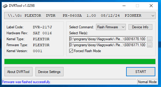 DVRTool v1.0 - firmware flashing utility for Pioneer DVR/BDR drives-przechwytywanie01.png