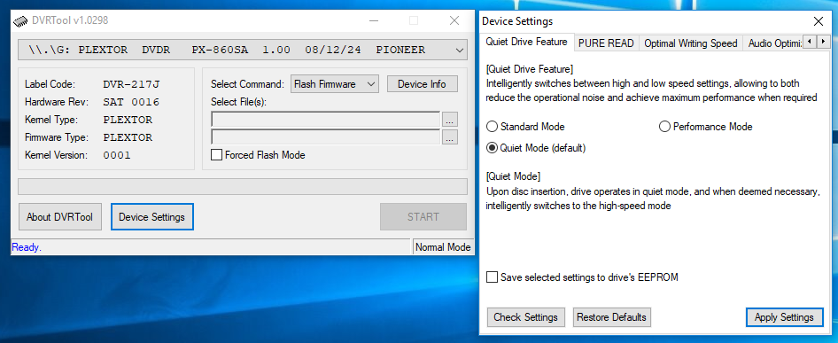 DVRTool v1.0 - firmware flashing utility for Pioneer DVR/BDR drives-przechwytywanie03.png