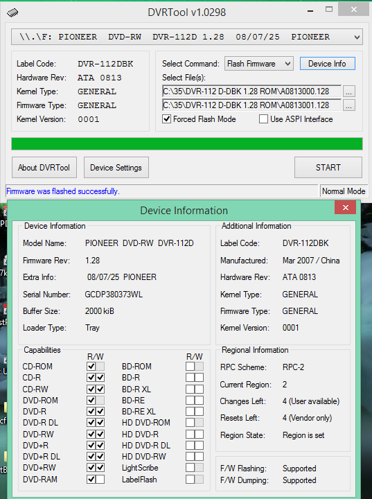 DVRTool v1.0 - firmware flashing utility for Pioneer DVR/BDR drives-2018-02-12_10-31-53.png