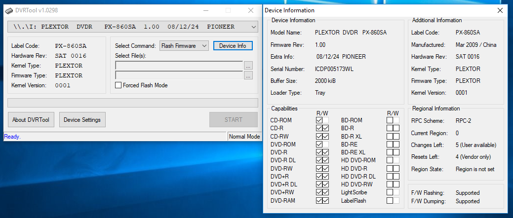 DVRTool v1.0 - firmware flashing utility for Pioneer DVR/BDR drives-przechwytywanie06.png