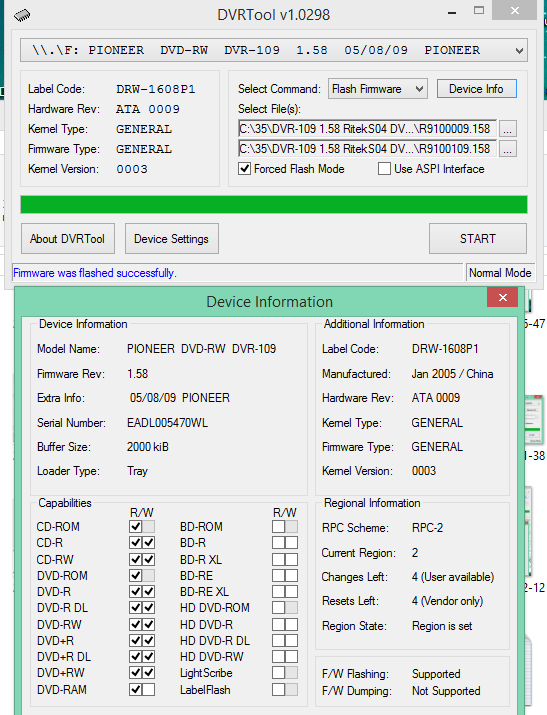 DVRTool v1.0 - firmware flashing utility for Pioneer DVR/BDR drives-2018-04-05_09-31-39.png