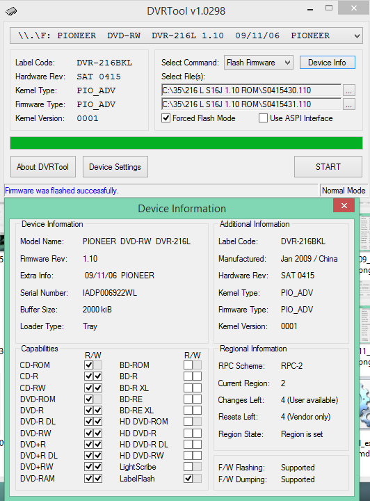 DVRTool v1.0 - firmware flashing utility for Pioneer DVR/BDR drives-2018-03-13_12-12-12.png