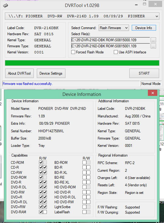 DVRTool v1.0 - firmware flashing utility for Pioneer DVR/BDR drives-2018-03-28_13-17-00.png