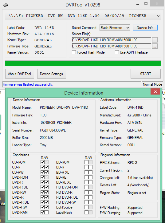 DVRTool v1.0 - firmware flashing utility for Pioneer DVR/BDR drives-2018-03-10_11-40-10.png