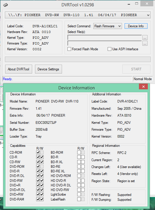 DVRTool v1.0 - firmware flashing utility for Pioneer DVR/BDR drives-2018-03-09_07-51-11.png