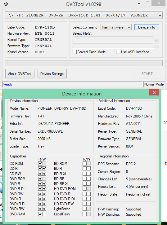 DVRTool v1.0 - firmware flashing utility for Pioneer DVR/BDR drives-2017-06-23_11-51-05.png