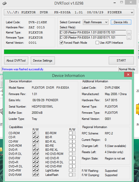 DVRTool v1.0 - firmware flashing utility for Pioneer DVR/BDR drives-2018-11-15_13-28-54.png