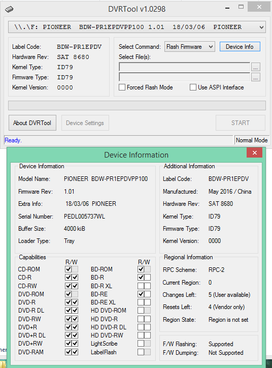 DVRTool v1.0 - firmware flashing utility for Pioneer DVR/BDR drives-2019-05-17_07-54-11.png