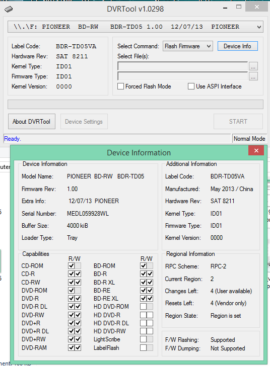 DVRTool v1.0 - firmware flashing utility for Pioneer DVR/BDR drives-2019-06-17_10-22-53.png