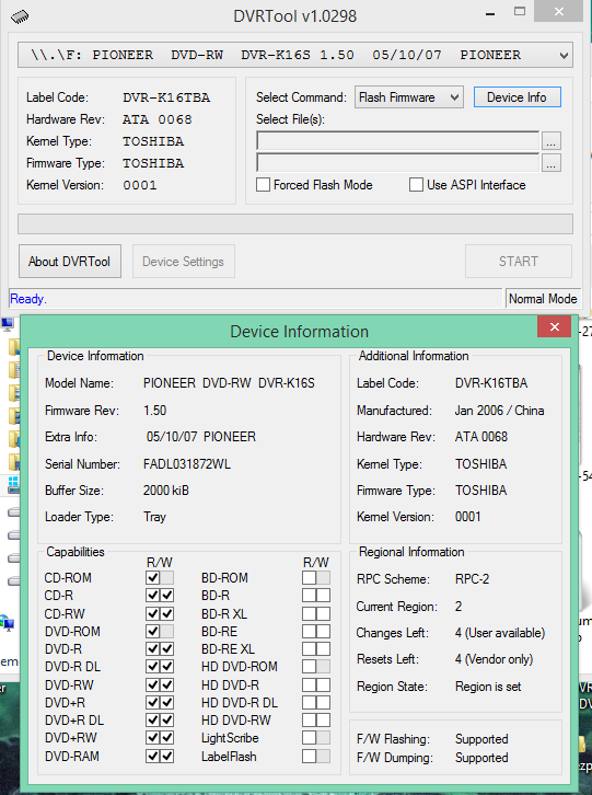 DVRTool v1.0 - firmware flashing utility for Pioneer DVR/BDR drives-2019-08-12_16-46-14.png
