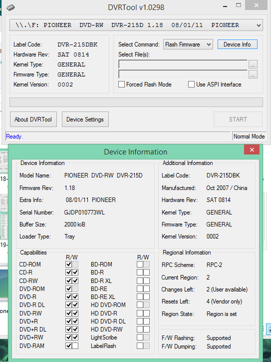 DVRTool v1.0 - firmware flashing utility for Pioneer DVR/BDR drives-2019-10-09_13-58-30.png