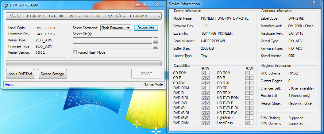 DVRTool v1.0 - firmware flashing utility for Pioneer DVR/BDR drives-przechwytywanie1.png