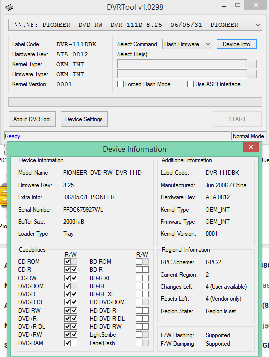 DVRTool v1.0 - firmware flashing utility for Pioneer DVR/BDR drives-2020-03-23_15-17-25.png