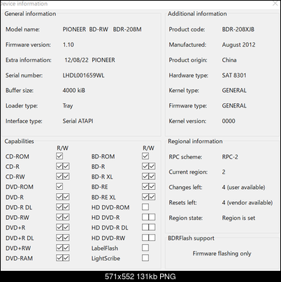 DVRTool v1.0 - firmware flashing utility for Pioneer DVR/BDR drives-before.png