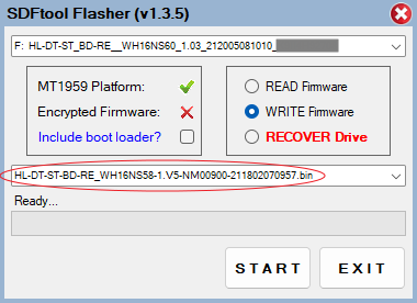Flash WH16NS58 to Enable UHD Disc Quality Scanning-step-5-select-wh16ns58-fw-flash-.png