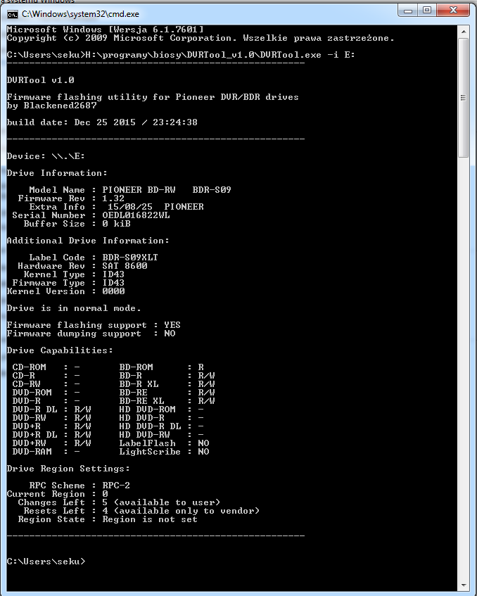 DVRTool v1.0 - firmware flashing utility for Pioneer DVR/BDR drives-przechwytywanie04.png