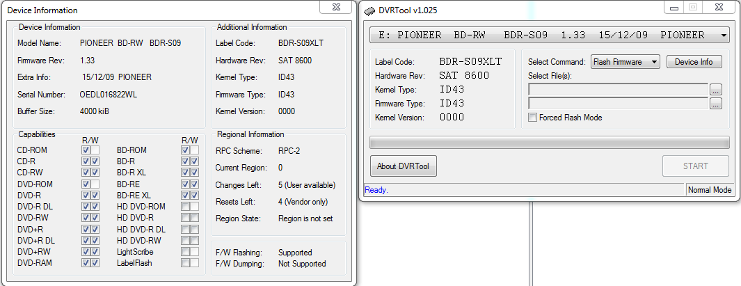 DVRTool v1.0 - firmware flashing utility for Pioneer DVR/BDR drives-przechwytywanie01.png