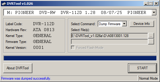 DVRTool v1.0 - firmware flashing utility for Pioneer DVR/BDR drives-112_fwdump.png