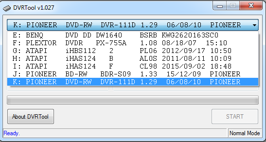 DVRTool v1.0 - firmware flashing utility for Pioneer DVR/BDR drives-przechwytywanie01.png