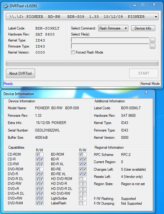 DVRTool v1.0 - firmware flashing utility for Pioneer DVR/BDR drives-przechwytywanie02.png