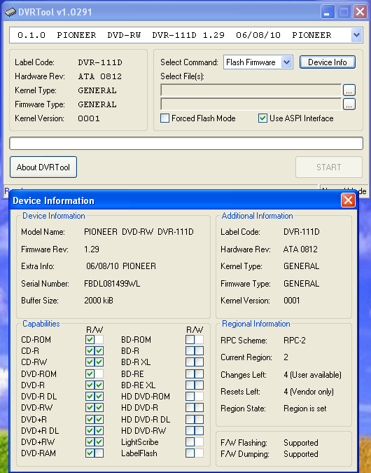 DVRTool v1.0 - firmware flashing utility for Pioneer DVR/BDR drives-1p.png