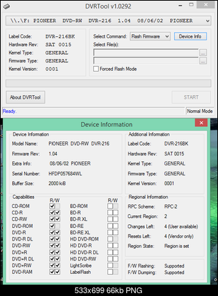 DVRTool v1.0 - firmware flashing utility for Pioneer DVR/BDR drives-2016-04-10_21-18-35.png
