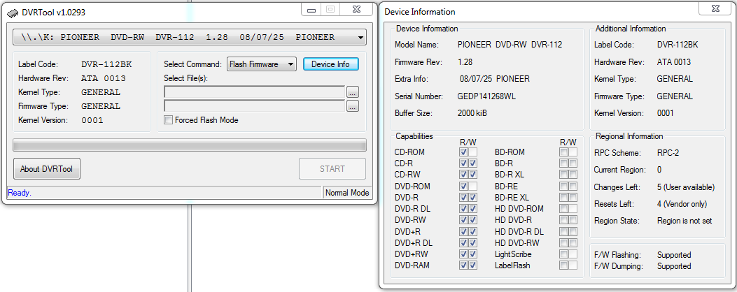 DVRTool v1.0 - firmware flashing utility for Pioneer DVR/BDR drives-przechwytywanie.png