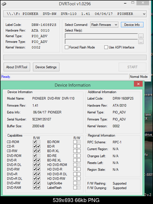 DVRTool v1.0 - firmware flashing utility for Pioneer DVR/BDR drives-2016-05-10_13-51-05.png