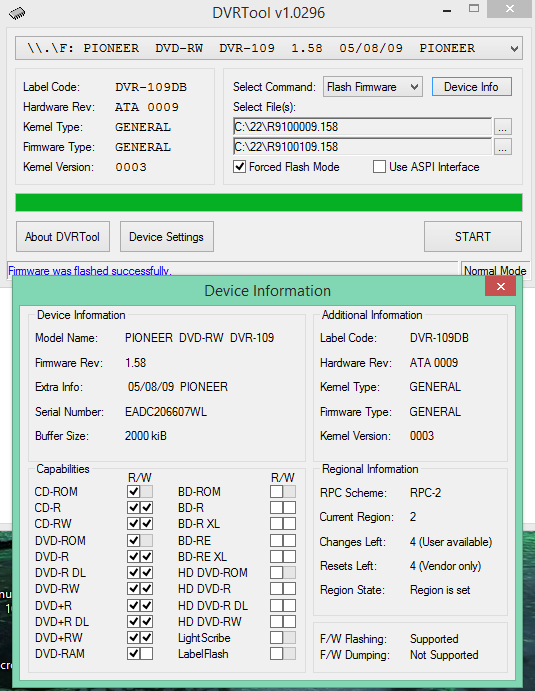 DVRTool v1.0 - firmware flashing utility for Pioneer DVR/BDR drives-2016-05-10_17-07-08.png