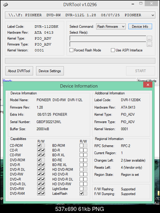 DVRTool v1.0 - firmware flashing utility for Pioneer DVR/BDR drives-2016-05-10_17-18-39.png