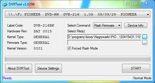 DVRTool v1.0 - firmware flashing utility for Pioneer DVR/BDR drives-przechwytywanie01.png