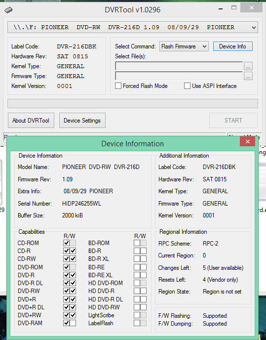 DVRTool v1.0 - firmware flashing utility for Pioneer DVR/BDR drives-2016-05-12_08-05-57.png