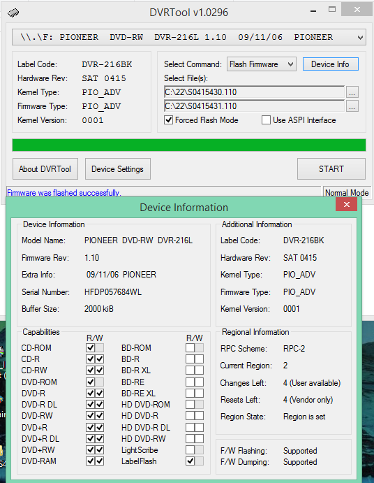 DVRTool v1.0 - firmware flashing utility for Pioneer DVR/BDR drives-2016-05-12_09-36-02.png