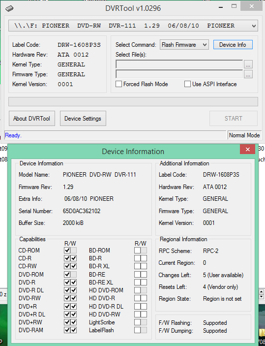 DVRTool v1.0 - firmware flashing utility for Pioneer DVR/BDR drives-2016-05-13_09-47-20.png