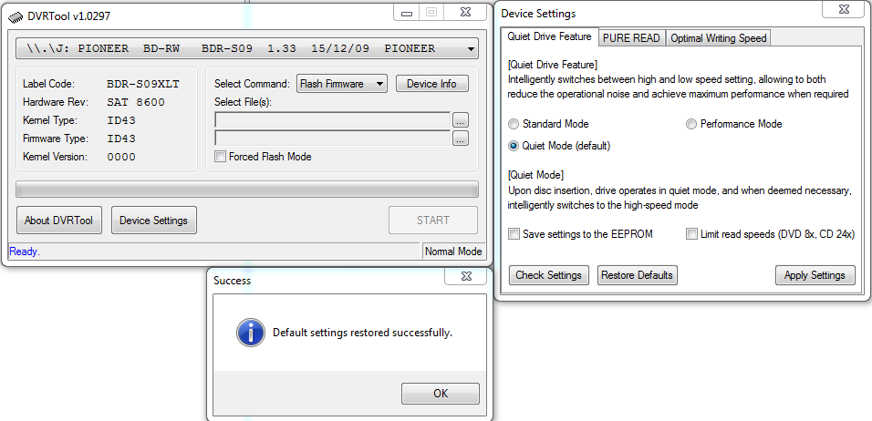 DVRTool v1.0 - firmware flashing utility for Pioneer DVR/BDR drives-przechwytywanie05.png