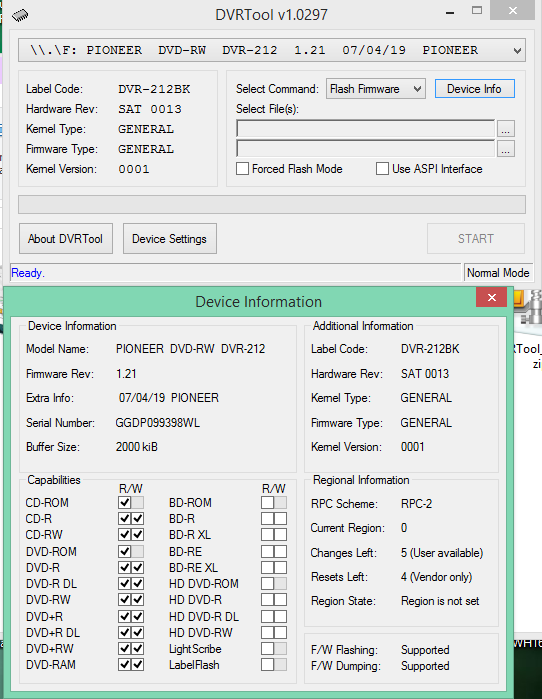 DVRTool v1.0 - firmware flashing utility for Pioneer DVR/BDR drives-2016-05-30_10-02-44.png